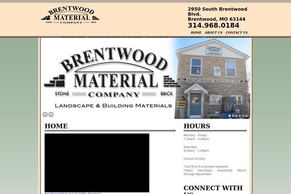 Brentwood theme site design template sample