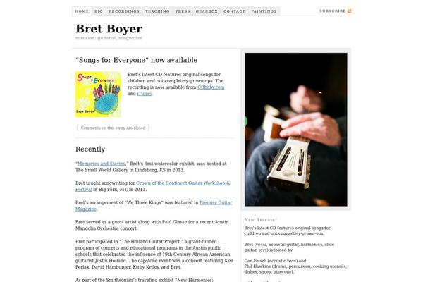 WordPress website example screenshot