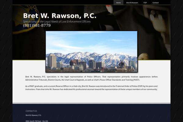 bretrawson.com site used Brawson