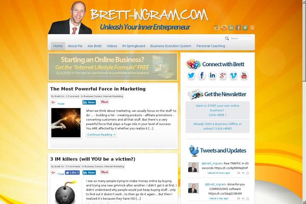 brett-ingram.com site used Pagelines-iblogpro5