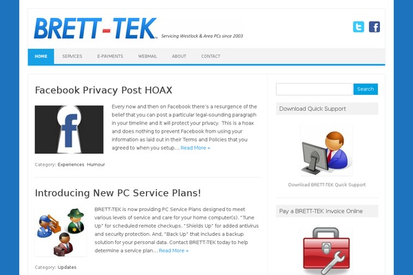 WordPress website example screenshot