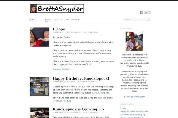 brettasnyder.com site used Brettasnyder-2022