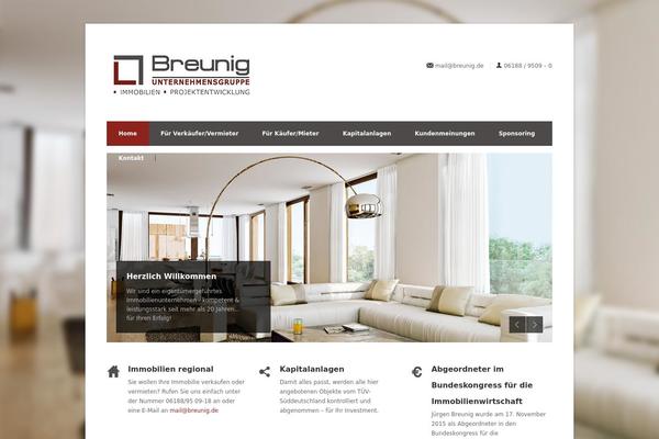 Centum theme site design template sample