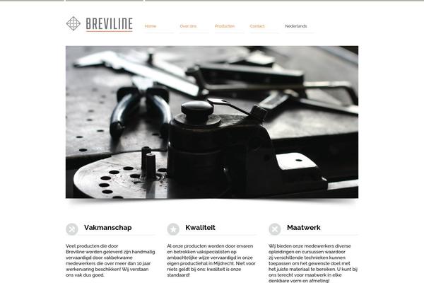 Industrial theme site design template sample