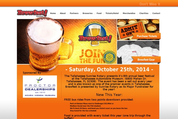 brewfesttallahassee.com site used Beerfest