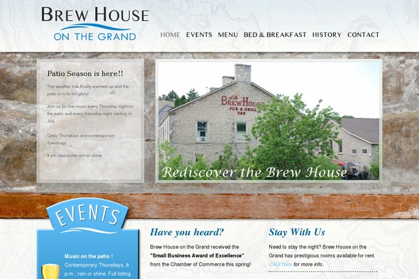 brewhouseonthegrand.ca site used Delicious