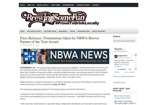 WordPress website example screenshot