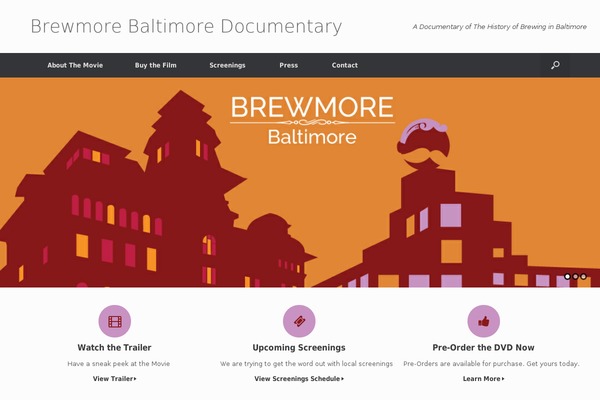WordPress website example screenshot