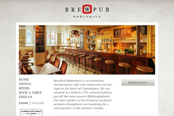 brewpub.dk site used Brewpub