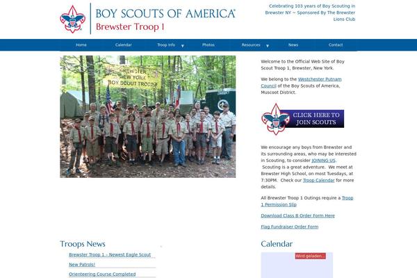 brewsterbsa.com site used Scouttroop