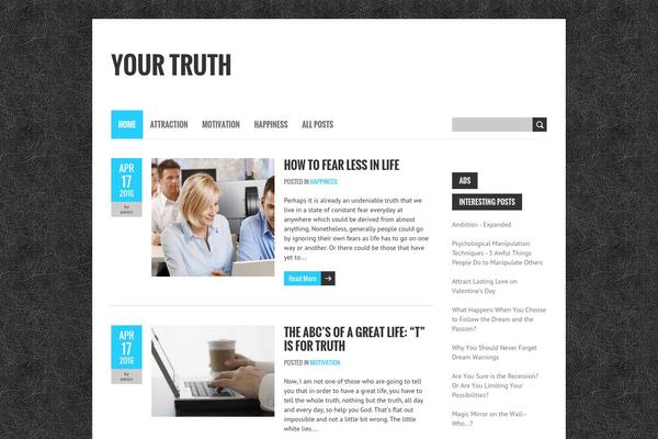 BoldR Lite theme site design template sample