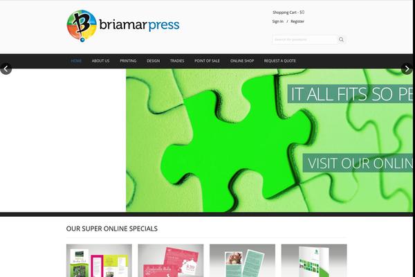 briamarpress.com.au site used Idstore