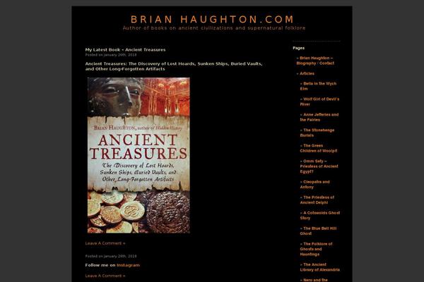 brian-haughton.com site used Black-LetterHead