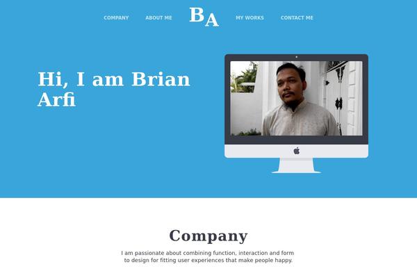 brianarfi.com site used Brianarficom