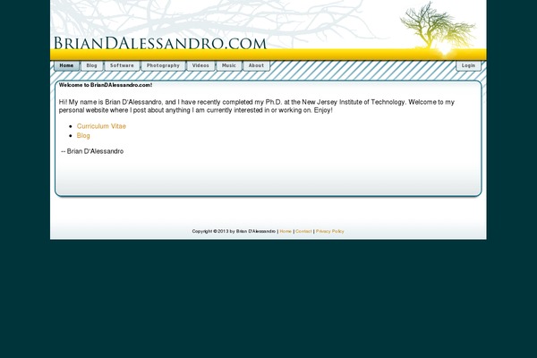 briandalessandro.com site used Brian-v2