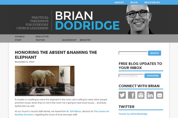 briandodridge.com site used Individual-theme