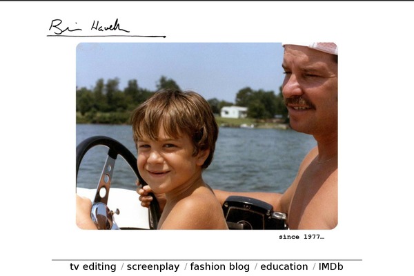 brianhavelka.com site used Brian_project