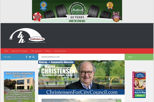 Hueman theme site design template sample
