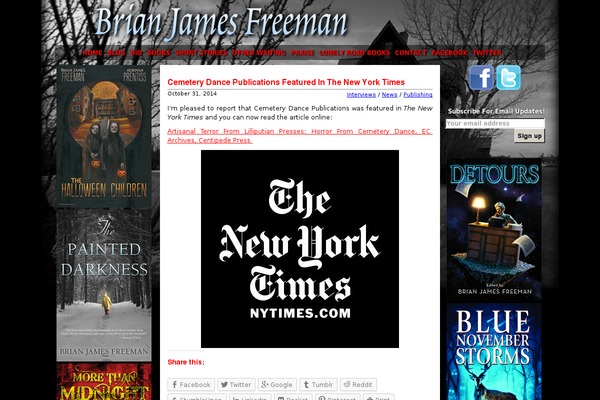 brianjamesfreeman.com site used Brianjamesfreeman