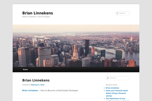 Twenty Eleven theme site design template sample