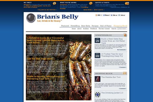 briansbelly.com site used Briansbelly