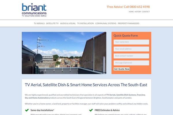 briantcomms.com site used Briantcomms