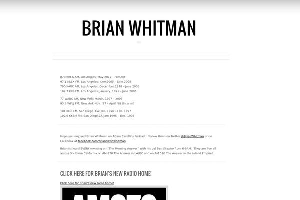 brianwhitman.com site used Chunk