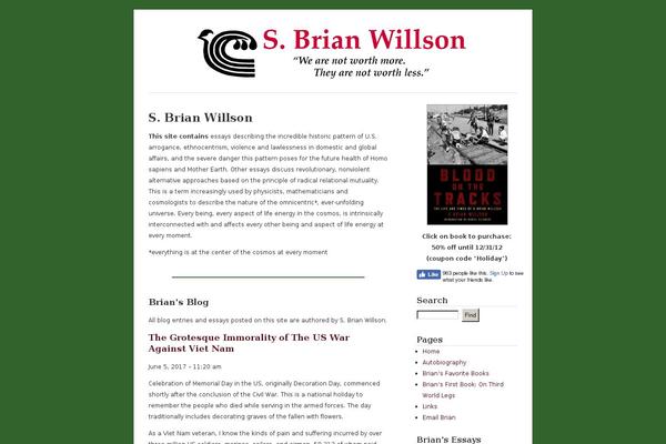 brianwillson.com site used Straightforward