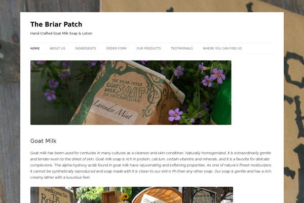 Twenty Twelve theme site design template sample