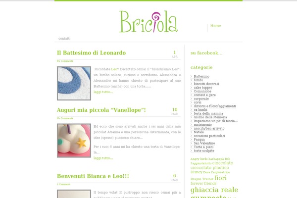 Belle theme site design template sample