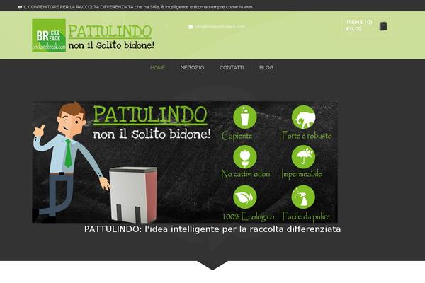 Eco Recycling theme site design template sample