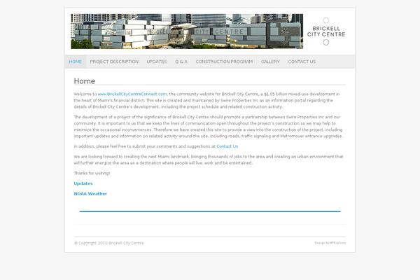 WordPress website example screenshot