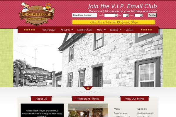 The Restaurant theme site design template sample