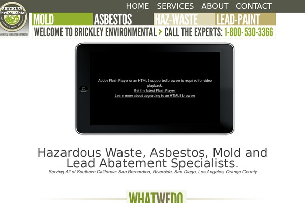 brickleyenv.com site used Kickstart