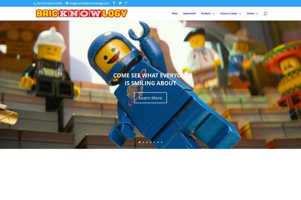 Divi theme site design template sample