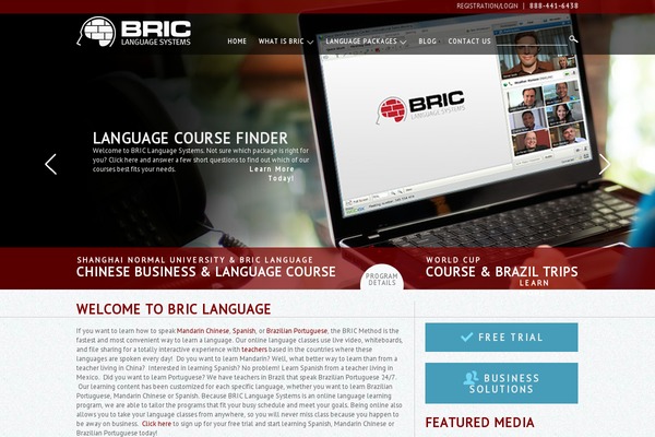 WordPress website example screenshot