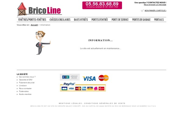 brico-line.fr site used Bricoline