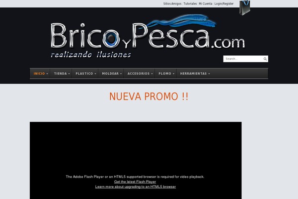 bricoypesca.com site used Maya