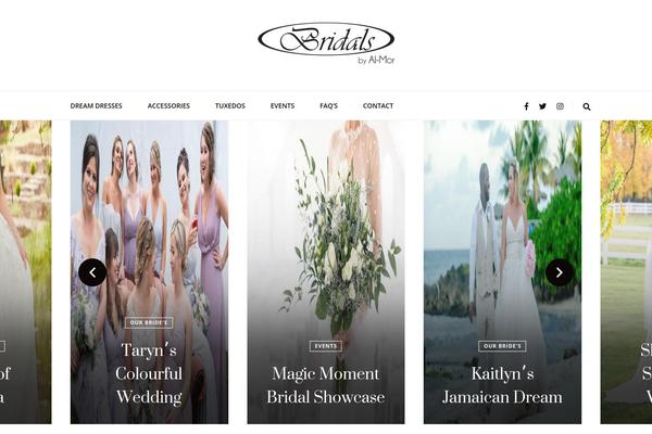 bridalsbyalmor.com site used Blossom-diva