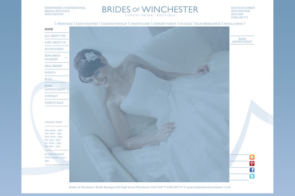 bridesofwinchester.co.uk site used Brides