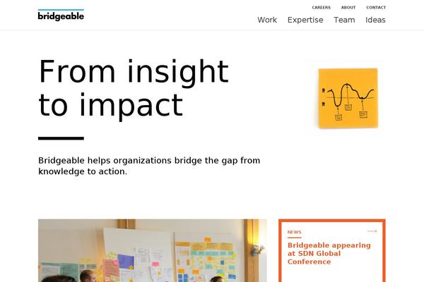 bridgeable.com site used Bridgeable
