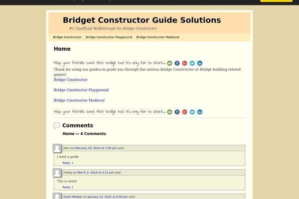 WordPress website example screenshot