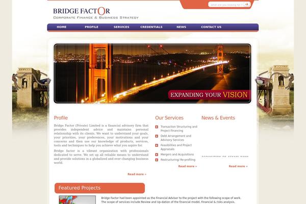 bridgefactor.com site used Bridgefactor