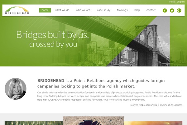 bridgehead.pl site used Bridgehead