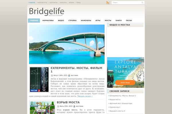 WordPress website example screenshot