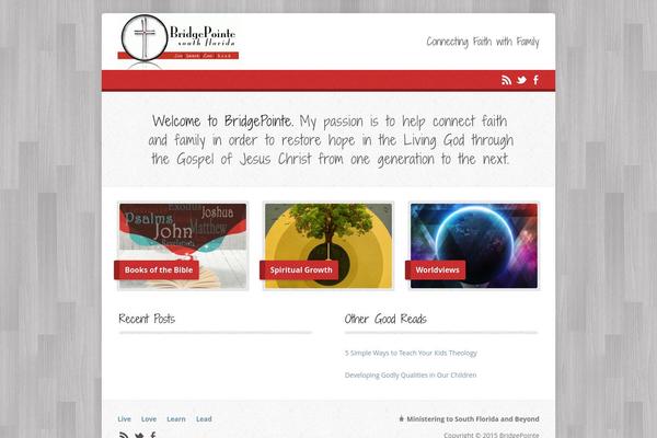 Risen theme site design template sample