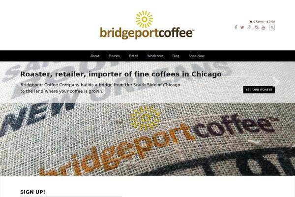 Espresso theme site design template sample