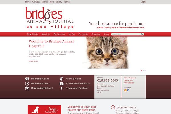 bridgesanimalhosp.com site used Webster3