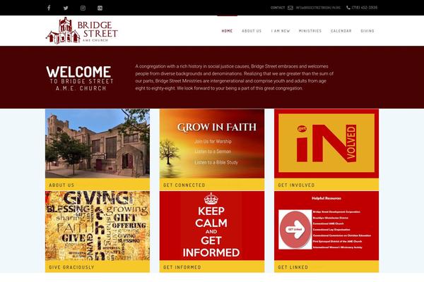 Church-suite theme site design template sample