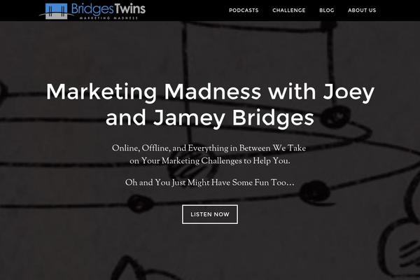 Parallax Pro theme site design template sample
